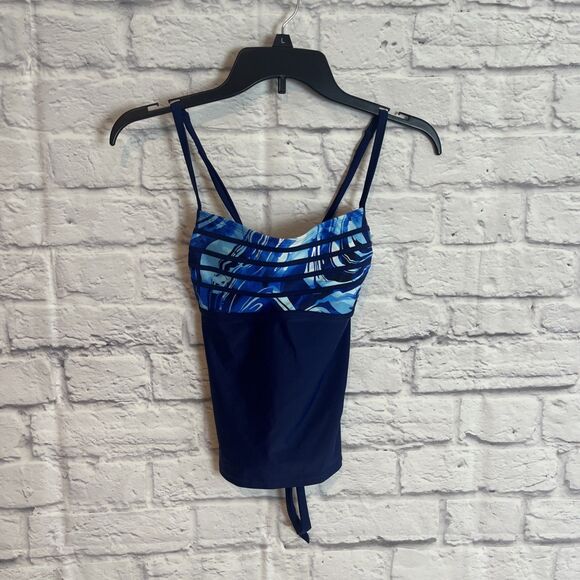 Peyton & Parker Other - Peyton & Parker Women’s NWT Blue Swim Tankini Top Size XS